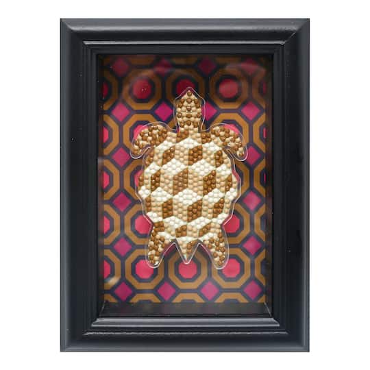 Jonathan Adler x Michaels 4" x 6" Tortoise Diamond Art Frame Kit